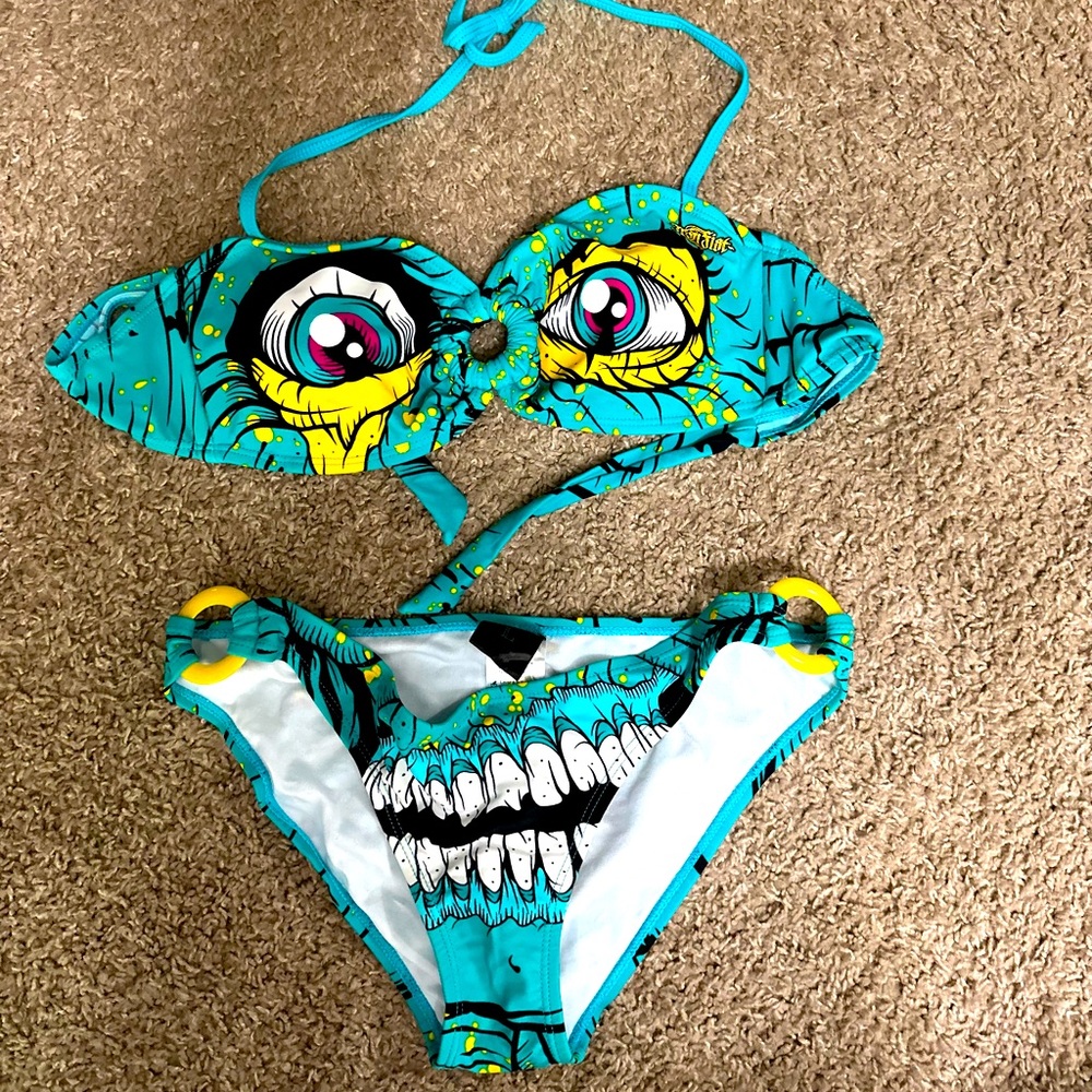 Vintage rare Iron Fist zombie bikini NEW horror